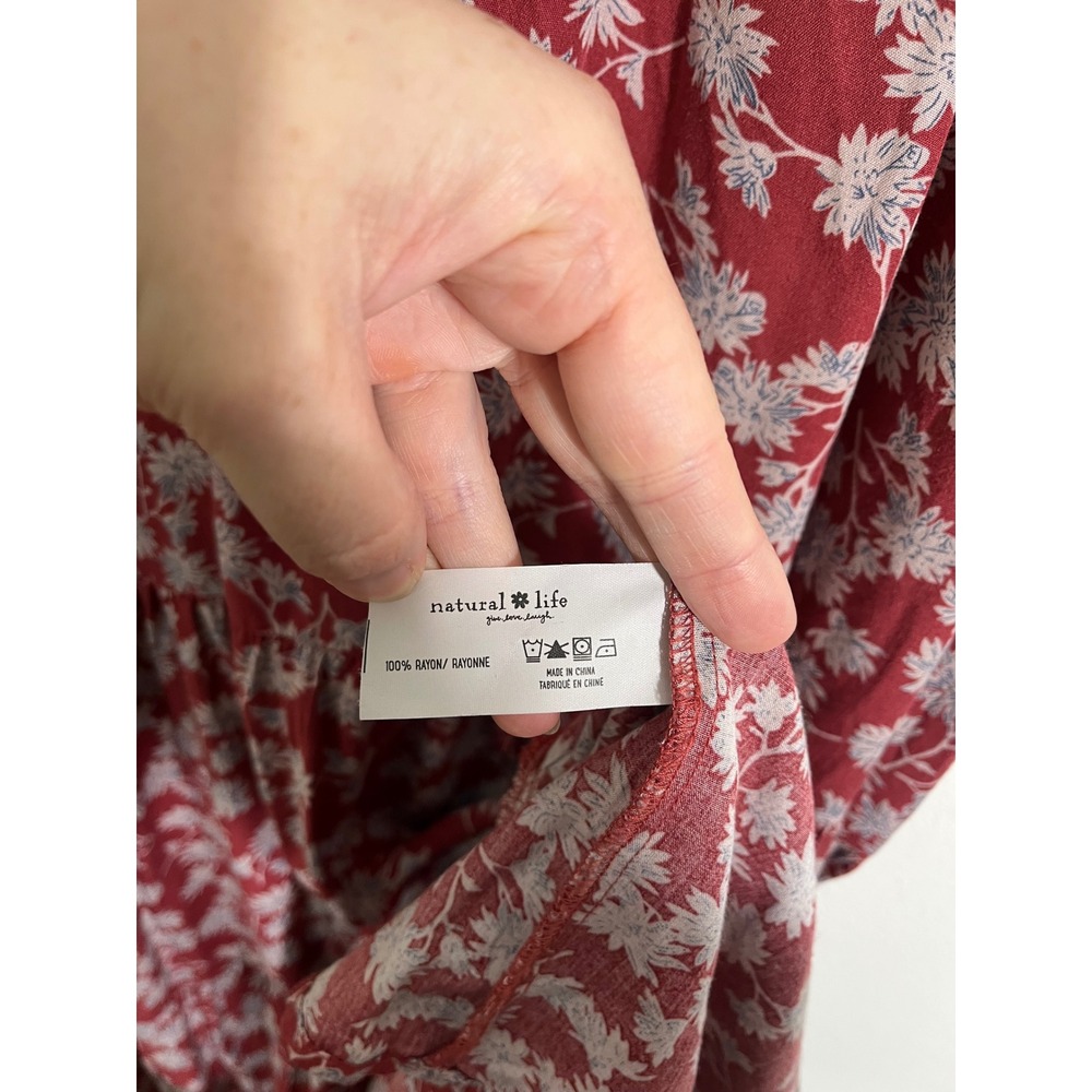 NATURAL LIFE Evangeline Maxi Dress in Red Wildflower - Picture 12 of 13